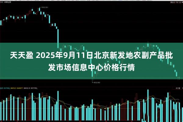 天天盈 2025年9月11日北京新发地农副产品批发市场信息中心价格行情