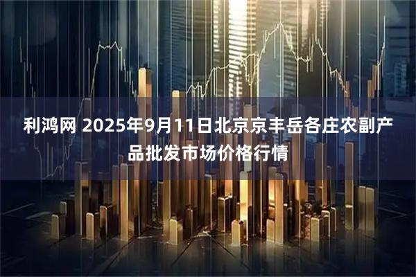 利鸿网 2025年9月11日北京京丰岳各庄农副产品批发市场价格行情