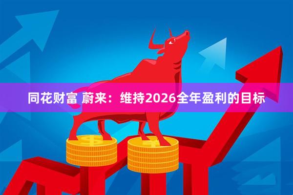 同花财富 蔚来：维持2026全年盈利的目标